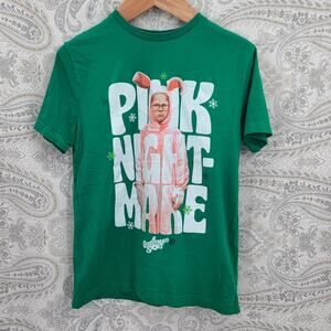 Ralphie Pink Nightmare A Christmas story shirt SZ small festive party